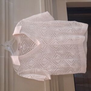 J. Crew White Knit Sweater